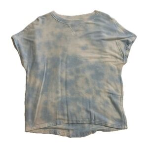 JoyLab Light Blue Tie-Dye Soft Cap Sleeve